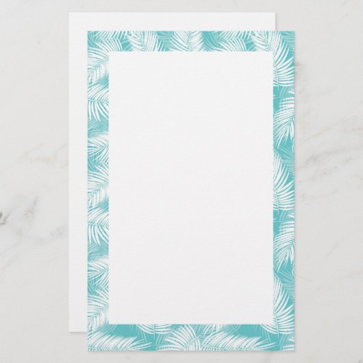 Palmpapier Briefpapier (Voorkant / Achterkant)