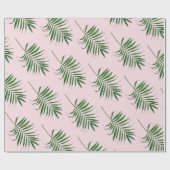 Palmpapier voor het verpakken van leder, groen roz cadeaupapier (Vlak)