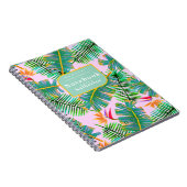 Palmparadijs Roze Notitieboek (Rechterzijde)