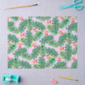 Palmparadijs Roze Tissuepapier (Craft)