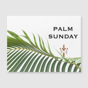 Palmpasen Kruis met Groene Palm Tak