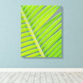 Palmpatronen Canvas Afdruk (Insitu (Houten vloer))