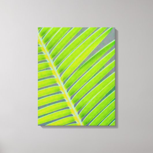 Palmpatronen Canvas Afdruk (Voorkant)