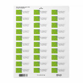 Palmpatronen Etiket (Full Sheet)