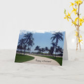 palmpensionering kaart (Gele Bloem)