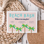 PalmPop | Aanbesteding Beach Birthday Party Kaart