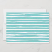 PalmPop | Beach Birthday Party Photo Invitation Kaart (Achterkant)