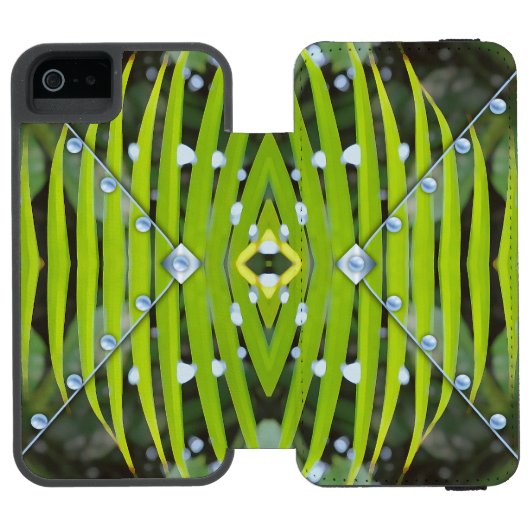 Palmprint Klep Tas Incipio iPhone Portemonnee Hoesje (Agenda Open)