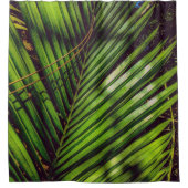 Palmrond, pijnaaltjes en schaduwen douchegordijn (Voorkant)