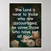 Palms 34:18 poster (Voorkant)