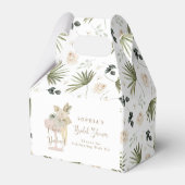 Palms and Prosecco bridal shower Cheers, Darling! Bedankdoosjes (Achterkant)