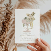 Palms and Prosecco Bridal Shower Kaart