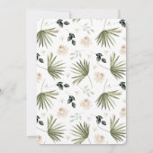 Palms and Prosecco Cheers to 21 Birthday Kaart (Achterkant)