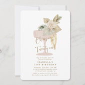 Palms and Prosecco Cheers to 21 Birthday Kaart (Voorkant)