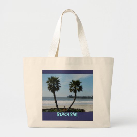 PALMS BEACH BAG GROTE TOTE BAG (Voorkant)