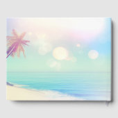 Palms Beach Schelpen Bruiloft Gastenboek (Achterkant)
