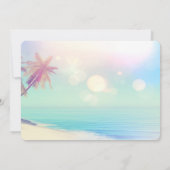 Palms Beach Seashells Retirement Party Kaart (Achterkant)