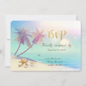 Palms Beach Seashells RSVP Kaart (Voorkant)
