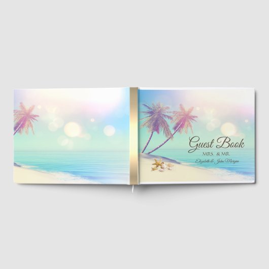 Palms Beach Seashells Weddenschap Gastenboek (Volledig)
