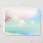 Palms Beach Seashells Weddenschap Save the Date (Achterkant)