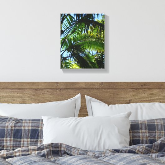 Palms Canvas Afdruk (Insitu (Slaapkamer))
