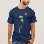 Palms in sunset t-shirt (Voorkant)