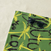 Palms Love you Typografie Strandlaken (In situ)