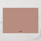 Palms Merry-kerstfoto Folie Feestdagenkaart (Achterkant)