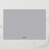 Palms Merry-kerstfoto Folie Feestdagenkaart (Achterkant)