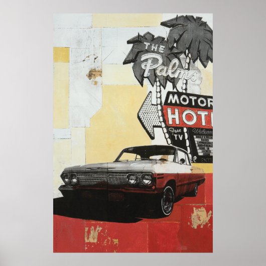 Palms Motor Hotel Print (Voorkant)