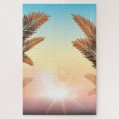 Palms On Sunset Legpuzzel (Verticaal)