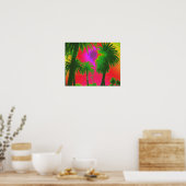 "Palms"-Poster - Klein formaat (17 x 13 inch) Poster (Keuken)