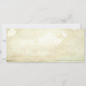 Palms Seaside Boarding Pass Wedding Ticket Kaart (Achterkant)