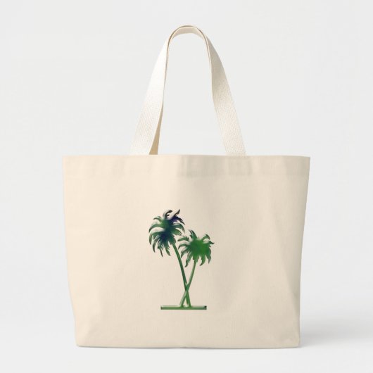 Palms-strandtas Grote Tote Bag (Voorkant)