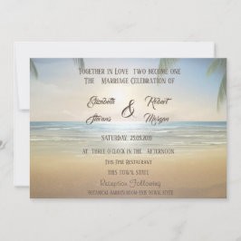 Palms Sunset Beach Uitnodiging