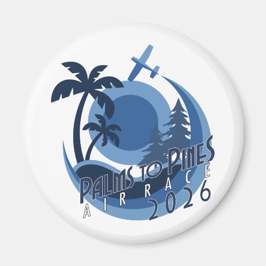 Palms To Pines Air Race 2026 Magneet (Voorkant)