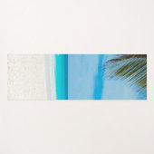 Palms Zee Sand Blue Sky Fitness Elegant Sjabloon Yogamat (Voorkant (horizontaal))