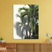 palmschaduw canvas afdruk (Insitu (Woonkamer))