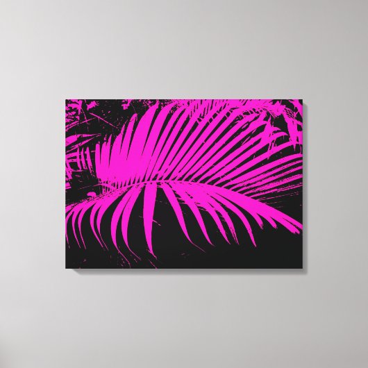 Palmschijfje hawaii canvas wrap afdruk (Voorkant)