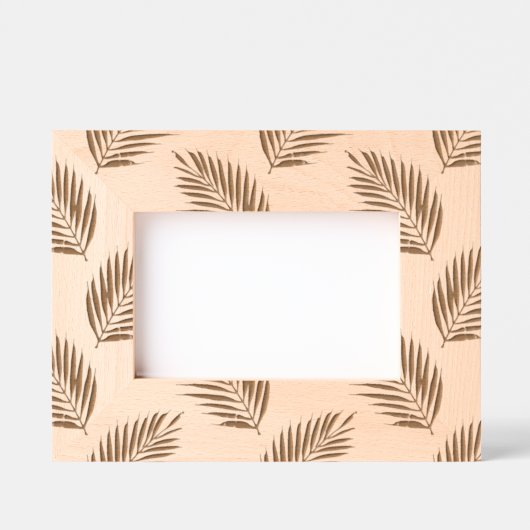 Palmschijfpatroon Gegraveerde Lijstjes (Voorkant)