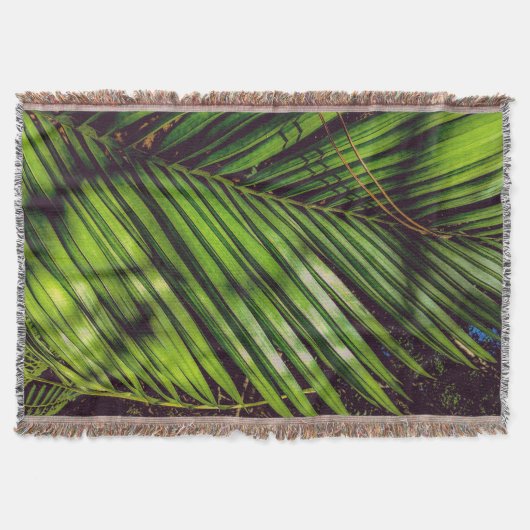 Palmschil, pijnnaalden en schaduwen deken (Voorkant)