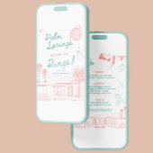 Palmspruitstukken voor de ringbanden kaart