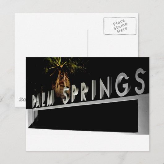 Palmspuitkaarten Briefkaart (Voorkant / Achterkant)