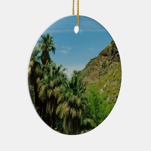 Palmspuitscène Keramisch Ornament (Rechts)