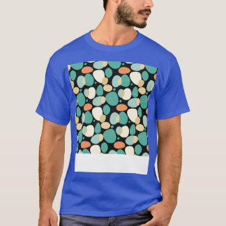 Palmstenen Naadloos Patroon Strand Pebble Edelstee T-shirt
