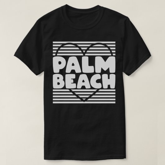 Palmstrand 3 t-shirt (Design voorkant)