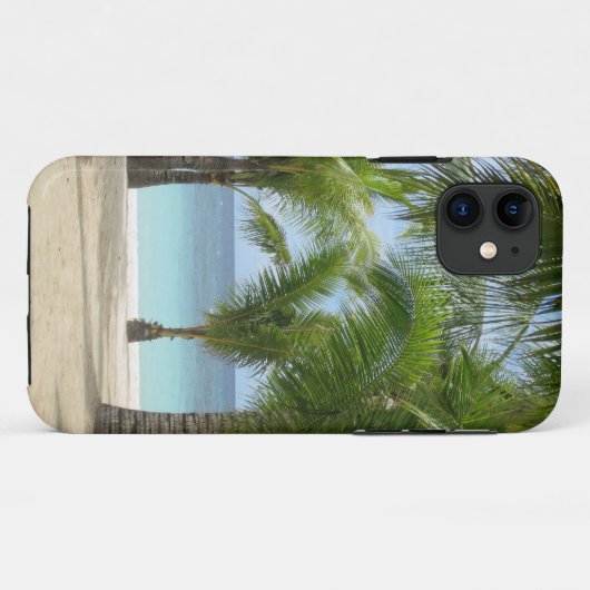 Palmstrand Case-Mate iPhone Case (Achterkant (horizontaal))
