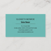 Palmstrand, looisalon visitekaartje (Achterkant)