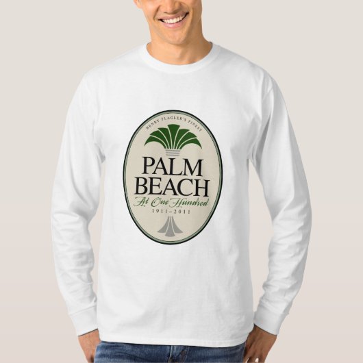 Palmstrand op 100 t-shirt (Voorkant)