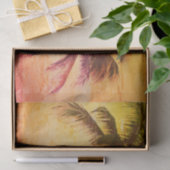palmstrandfoto aangepast ontkoppelingspakken tissuepapier (Geschenk)